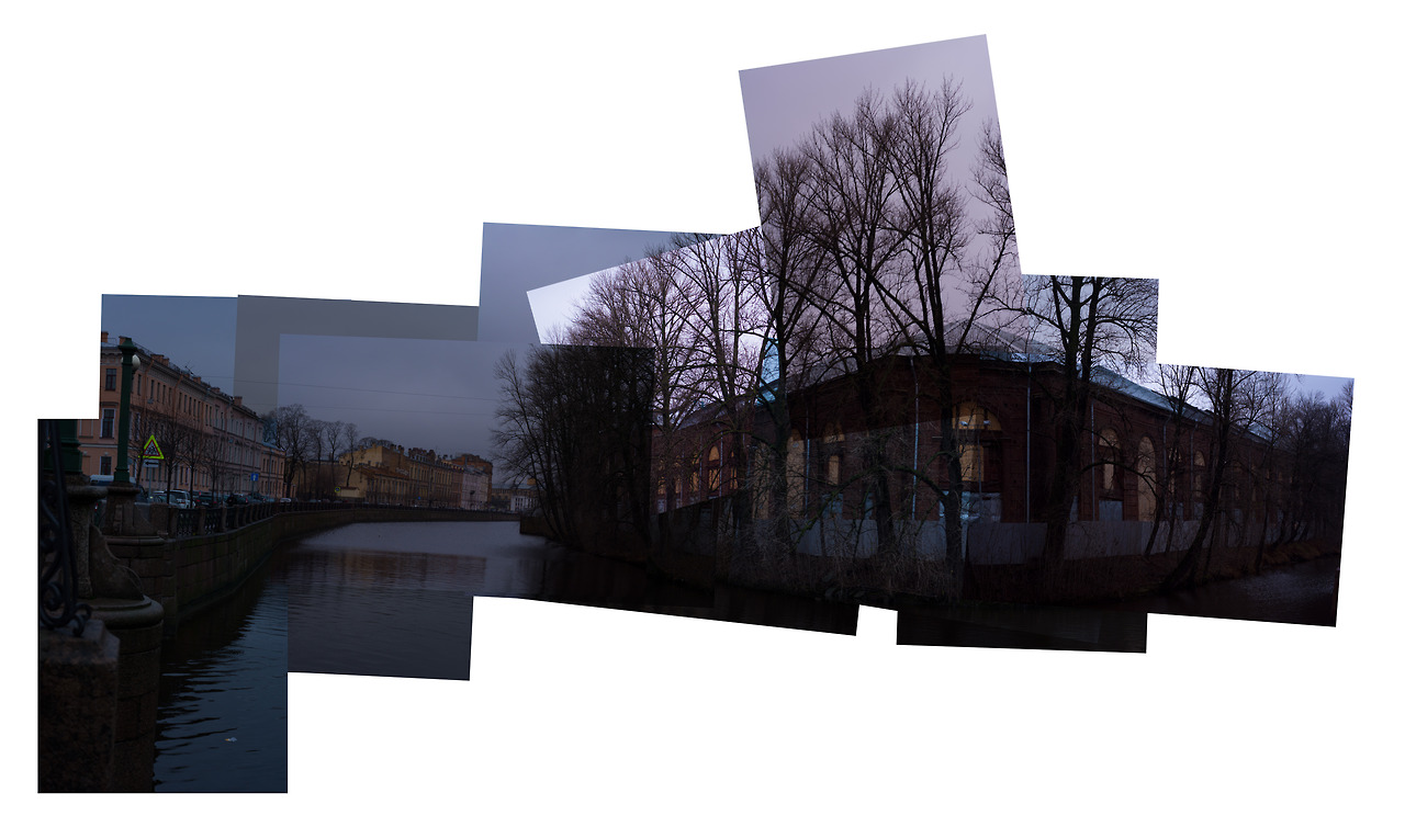 corner of the moika and the admiralty canal