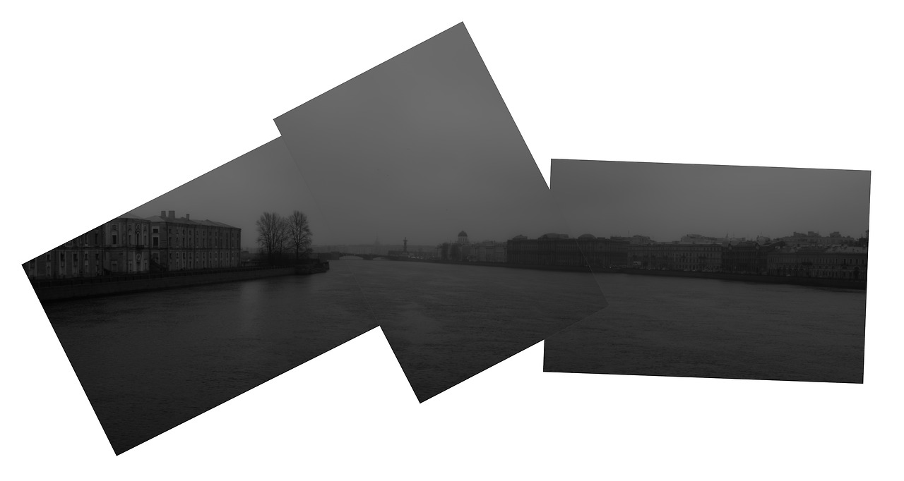 malaya neva from the tuchkovskii bridge
