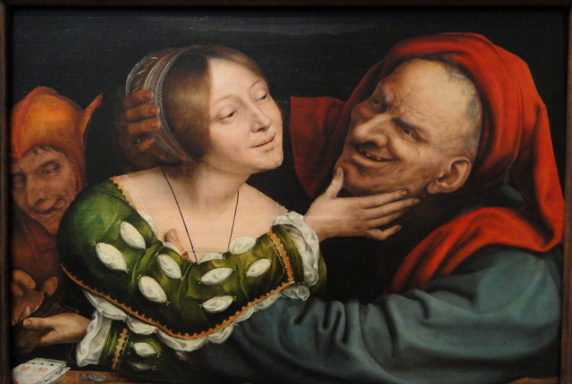 Ill-Matched_Lovers_by_Quentin_Massys,_Netherlandish,_c._1520-1525,_oil_on_panel_-_National_Gallery_of_Art,_Washington_-_DSC09936