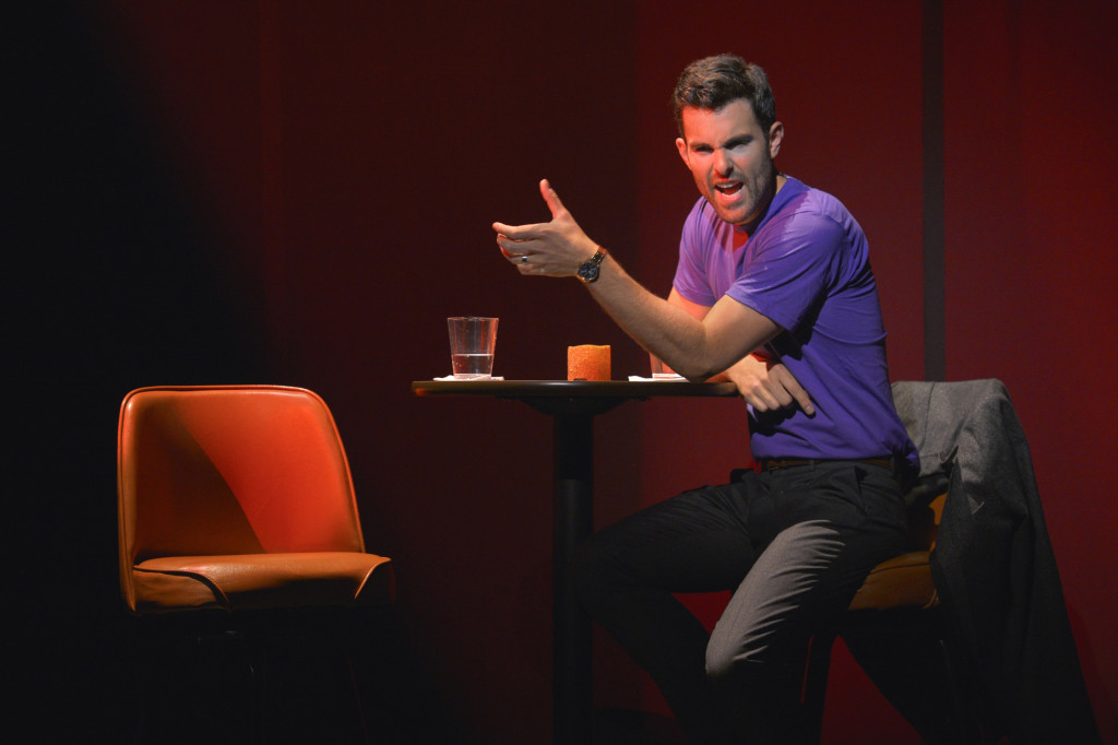 After being hit on by another woman, Jamie (Zak Resnick) fights panic and feelings of inevitability in Jason Robert Brown's acclaimed musical, The Last Five Years, now playing through June 5 at American Conservatory Theater's Geary Theater.