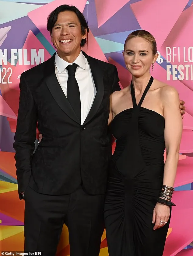 Emily Blunt amps up the glamour in a black halterneck gown at The English  premiere