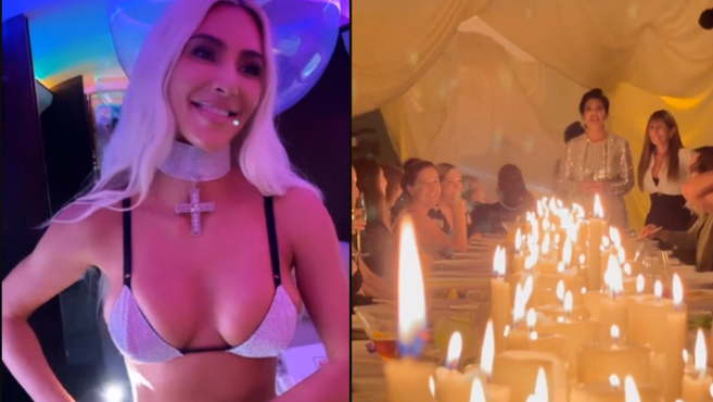 Kim Kardashian's spectacular 42nd birthday party with luxurious dinner and  Limousine tour | Marca