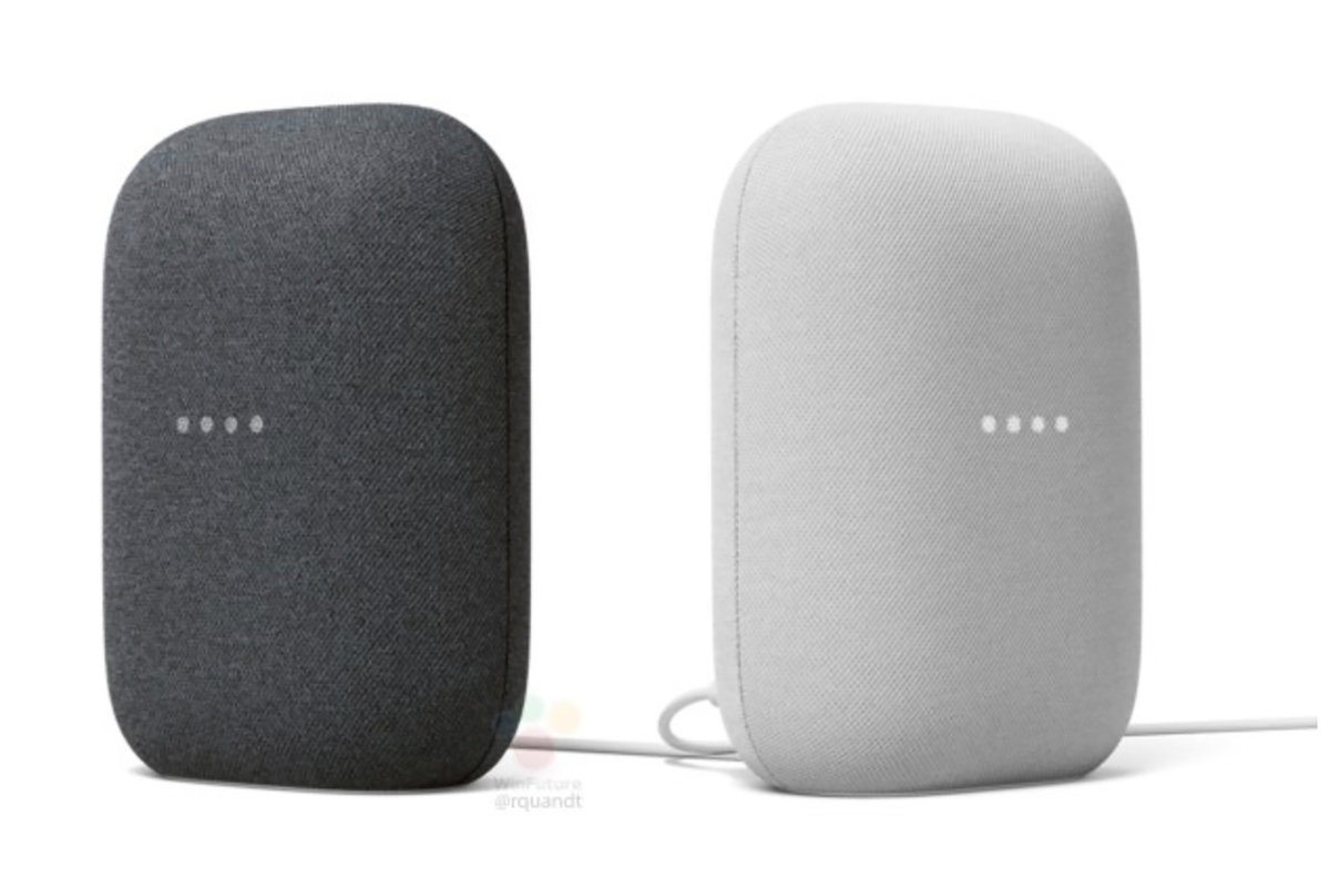 New Google speaker, the €100 Nest Audio, pictured in leak
