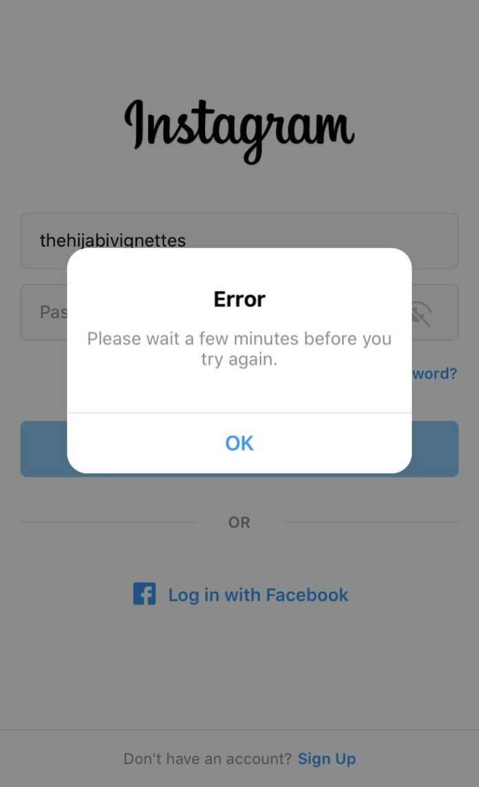 Instagram down on Thursday