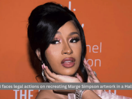 Cardi B faces legal actions on recreating Marge Simpson artwork in a Halloween