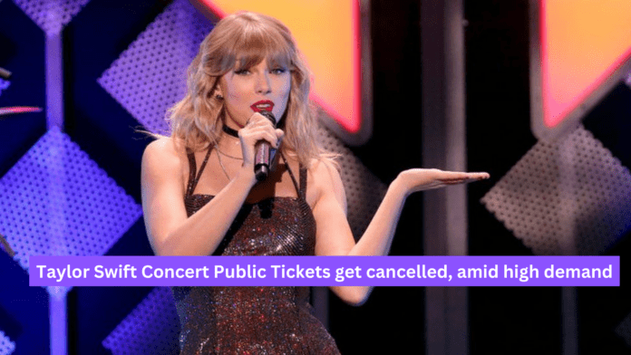 Taylor Swift's US Tour Public Tickets Get Cancelled Amid High Demand