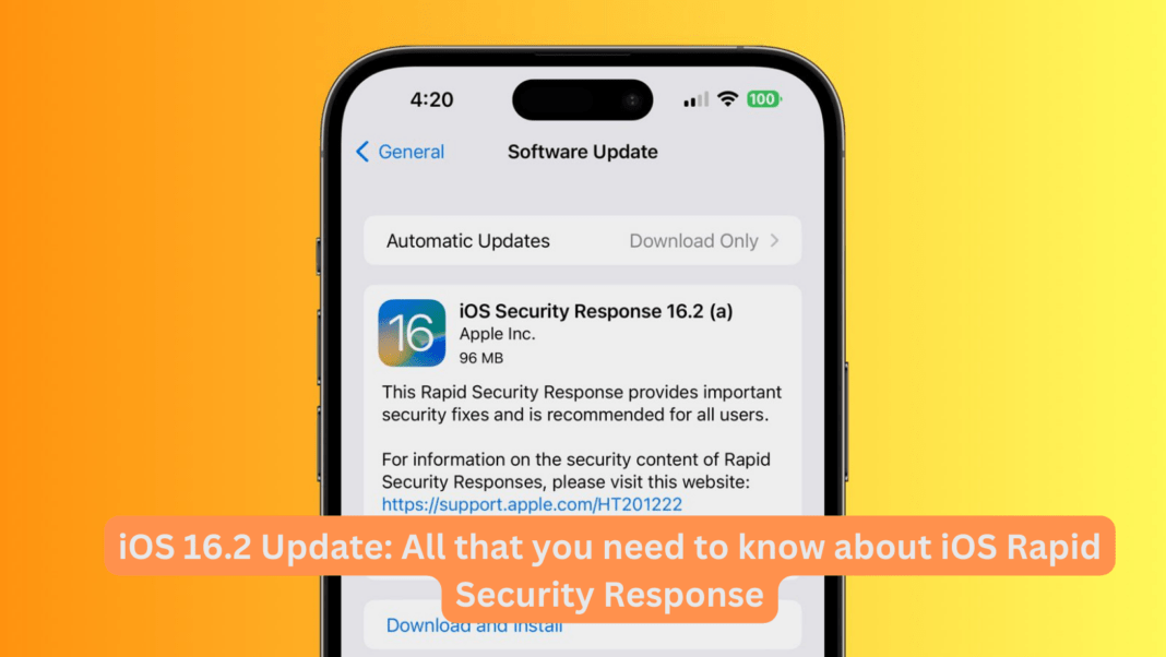 iOS 16.2 Update: All that you need to know about iOS Rapid Security Response