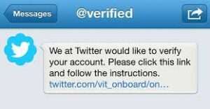 Feature of Twitter Verficiation