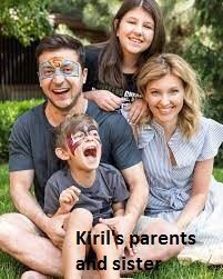 Kiril Zelenskiy and family