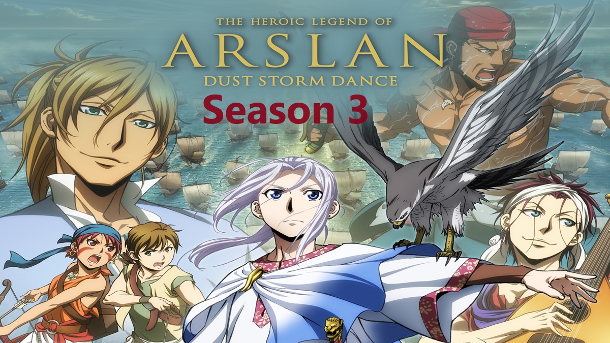 will there be a season 3 of the heroic legend of arslan