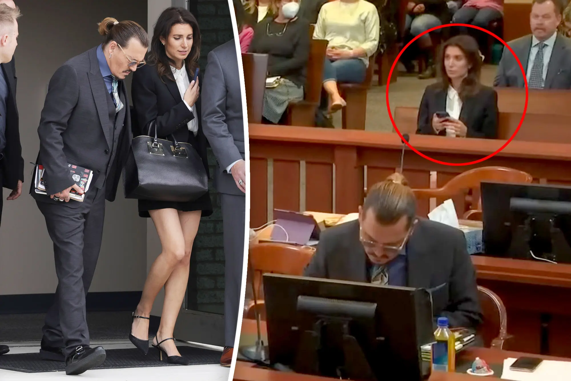 Johnny Depp's girlfriend Joelle Rich attended Amber Heard trial