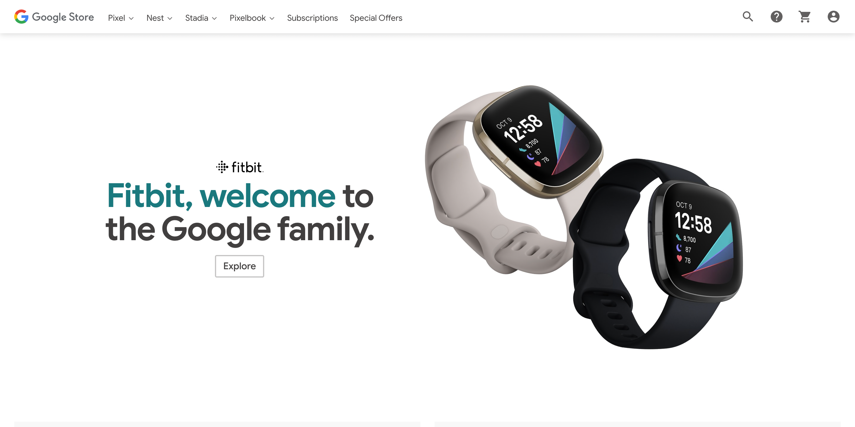 Google Store marks Fitbit acquisition with prominent banner - 9to5Google